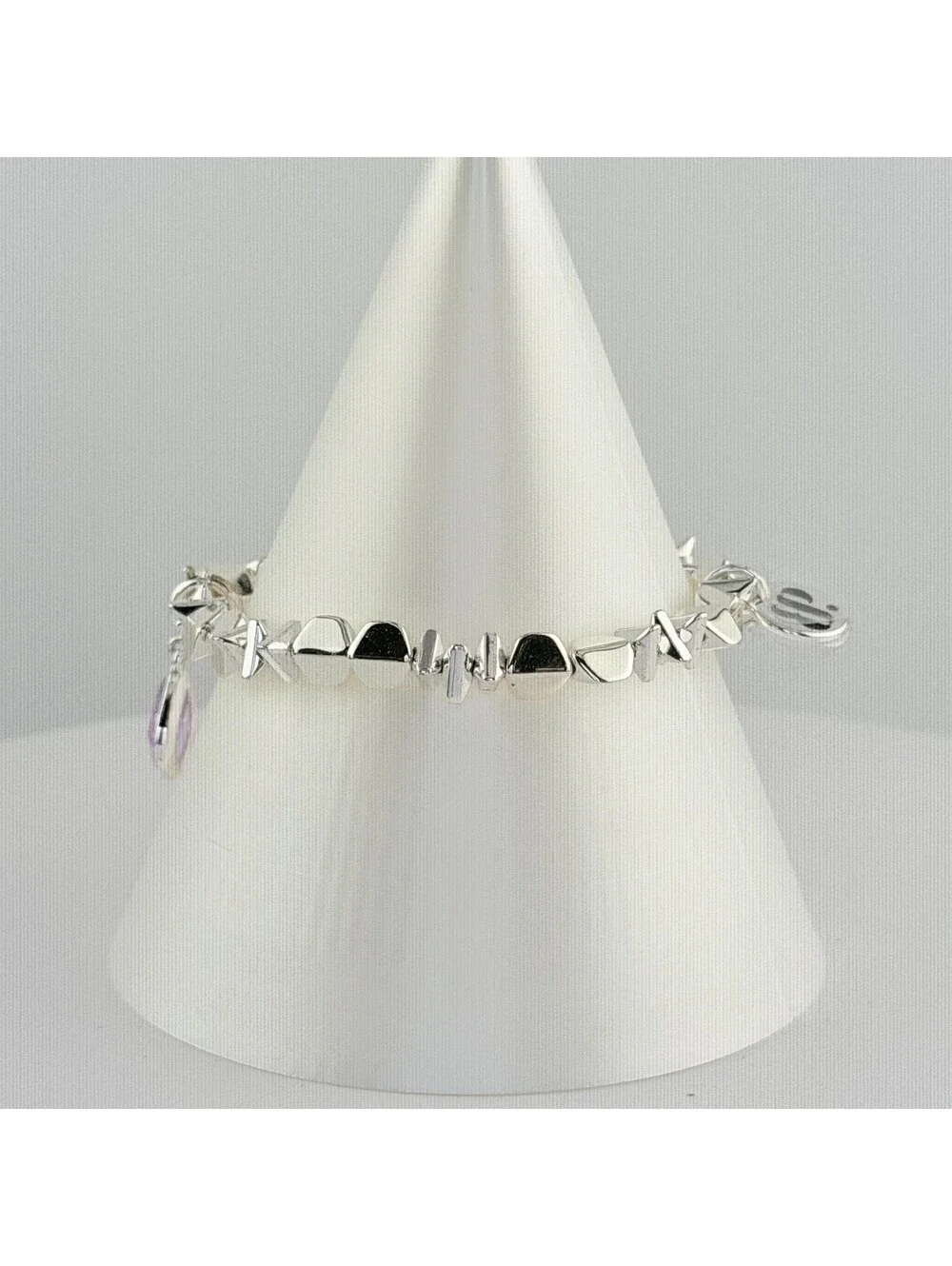 Bomb Party Single Stack Bracelet - on Silver Plating #197